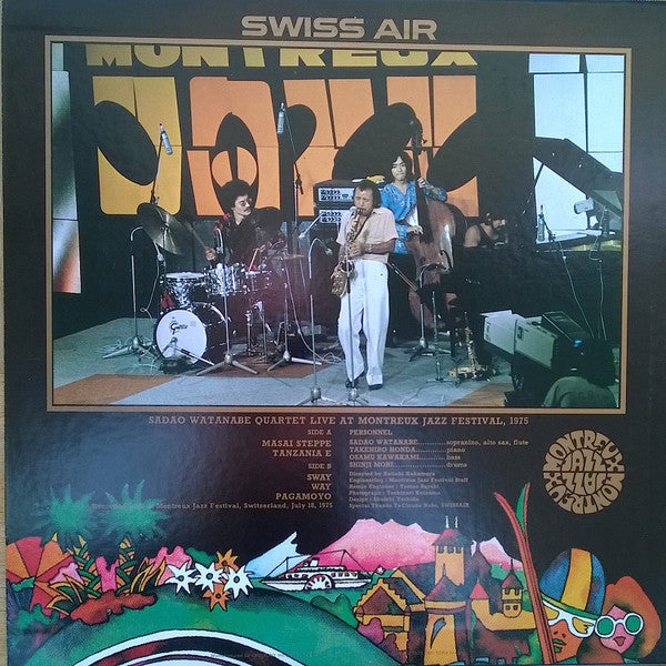 Sadao Watanabe - Swiss Air (LP, Album, RE)