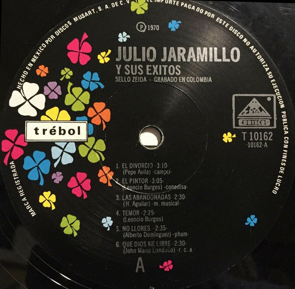 Julio Jaramillo - Julio Jaramillo Y Sus Exitos (LP, Comp)