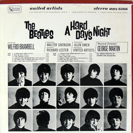 The Beatles - A Hard Day's Night (LP, Album, RE)