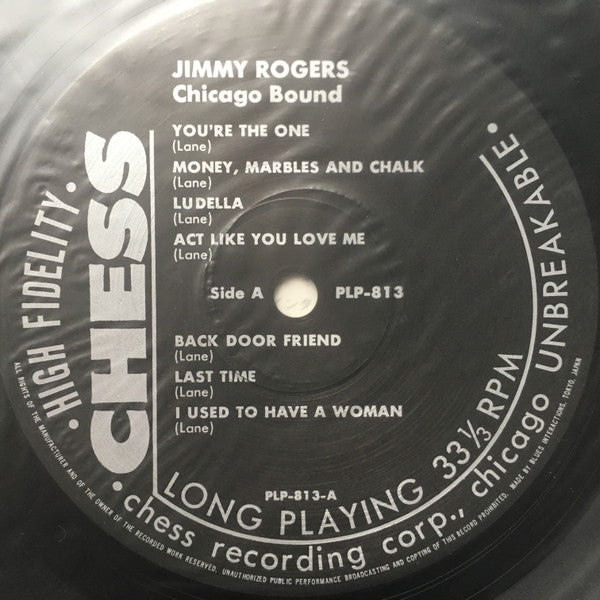 Jimmy Rogers - Chicago Bound (LP, Comp, Mono)
