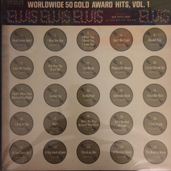 Elvis* - Worldwide 50 Gold Award Hits, Vol. 1 (4xLP, Comp, Mono + Box)