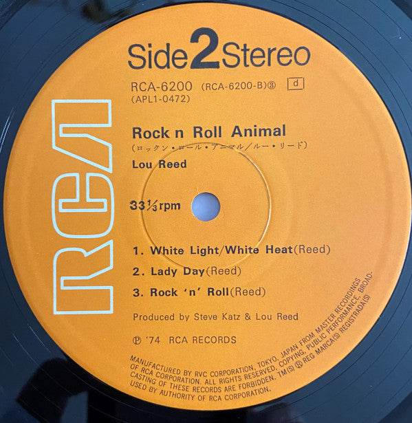 Lou Reed - Rock N Roll Animal (LP, Album)