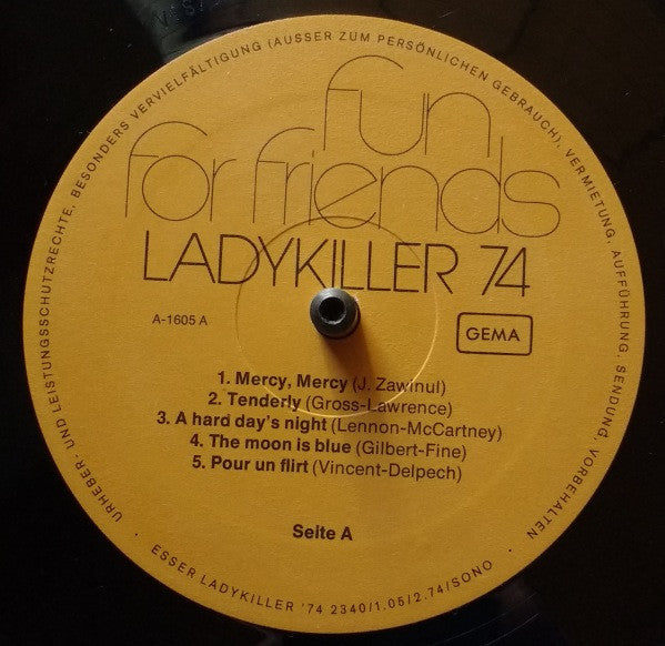 Ladykiller - Fun For Friends - Ladykiller '74 (LP, Album)