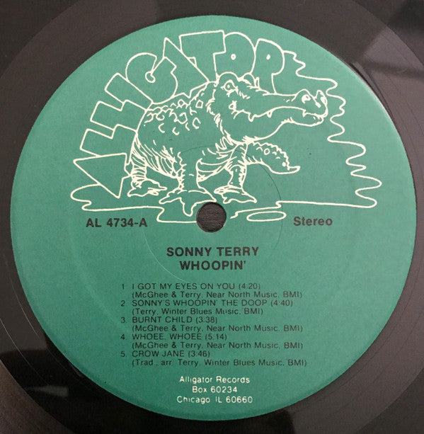 Sonny Terry - Whoopin'(LP, Album, RE)