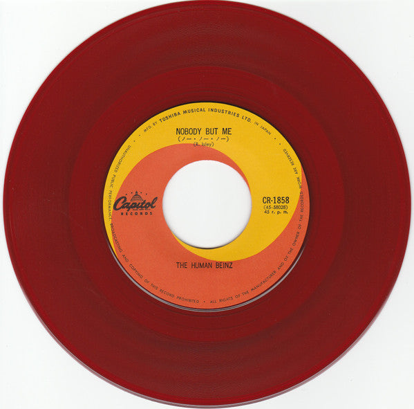 The Human Beinz - Nobody But Me / Sueno (7"", Single, Red)