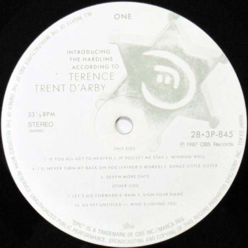 Terence Trent D'Arby - Introducing The Hardline According To Terenc...