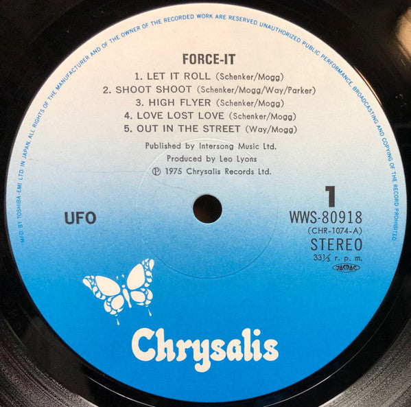 UFO (5) - Force It  (LP, Album, RE)