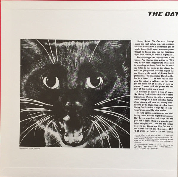 The Incredible Jimmy Smith* - The Cat (LP, Album, RE, Gat)