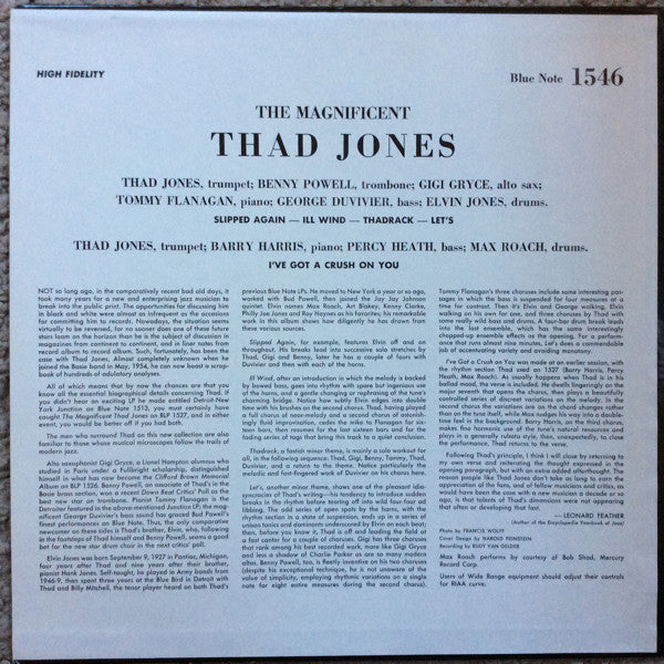 Thad Jones - The Magnificent Thad Jones (Vol. 3) (LP, Album, Mono, RE)