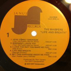 The Whispers - Life And Breath (LP, Album)