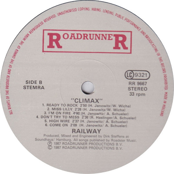 Railway - Climax (LP, Album)