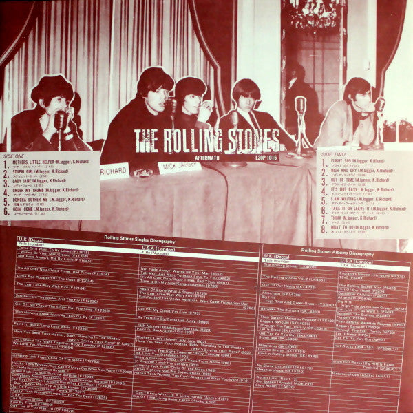 The Rolling Stones - Aftermath (LP, Album, RE)