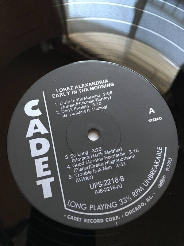 Lorez Alexandria - Early In The Morning(LP, Album, RE)