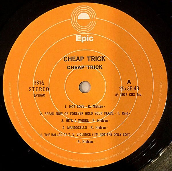 Cheap Trick - Cheap Trick (LP, Album, RE)