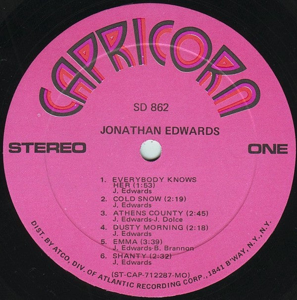 Jonathan Edwards (2) - Jonathan Edwards (LP, Album, Mon)