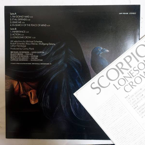 Scorpions - Lonesome Crow (LP, Album, RE)