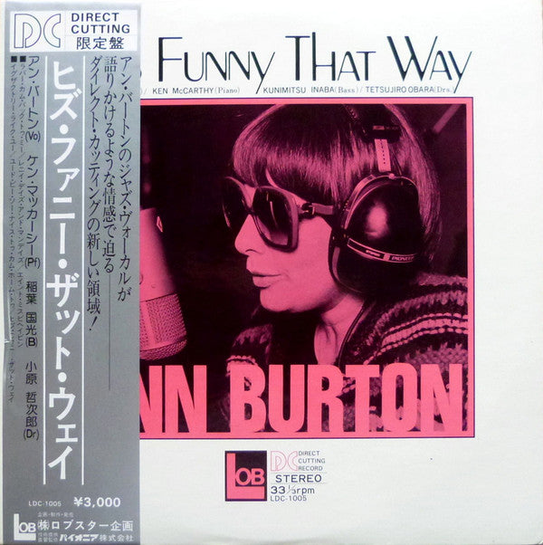 Ann Burton - He's Funny That Way (LP, Album, Ltd)