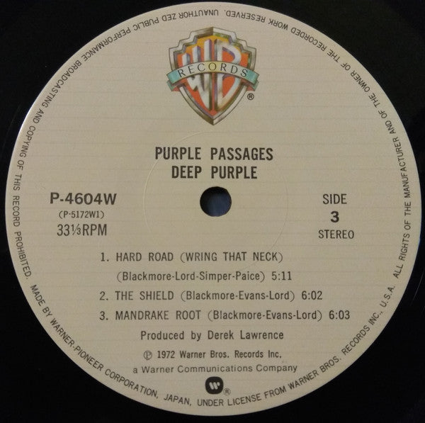 Deep Purple - Purple Passages = 紫の軌跡 (2xLP, Comp, Ltd, RE, Gat)