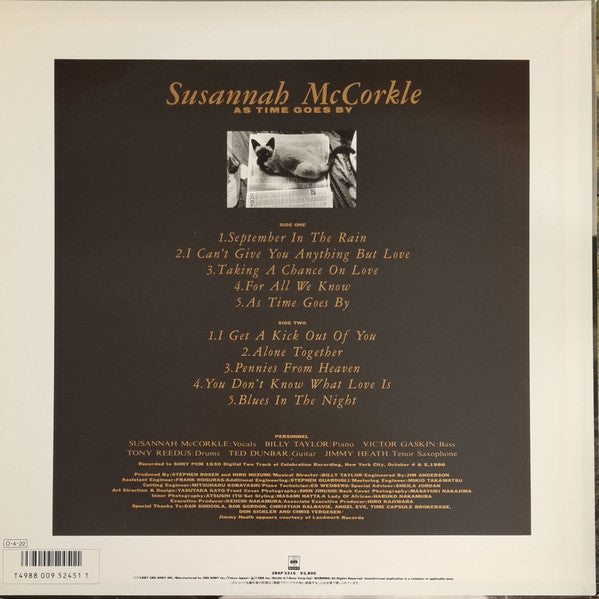 Susannah McCorkle - As Time Goes By (LP, Album)