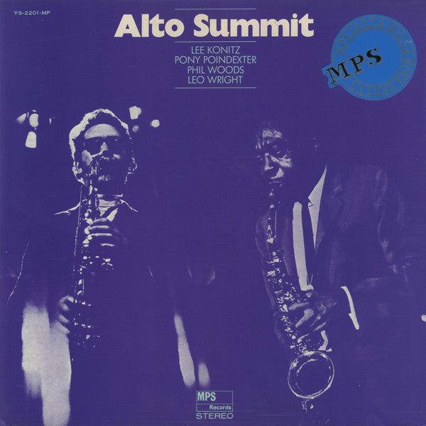 Lee Konitz - Alto Summit(LP, Album, Gat)