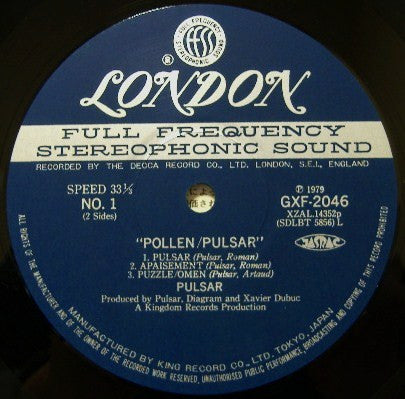 Pulsar (9) - Pollen (LP, Album)