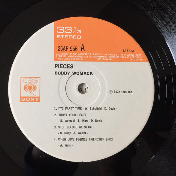 Bobby Womack - Pieces (LP, Album)