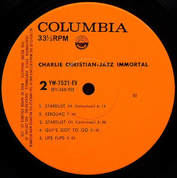 Charlie Christian - After Hours(LP, Advance, Mono, RE)