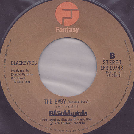 The Blackbyrds - Walking In Rhythm / The Baby (7"")