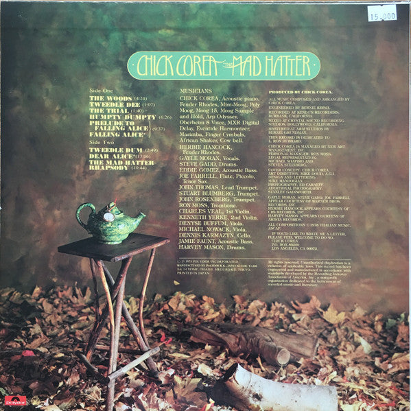 Chick Corea - The Mad Hatter (LP, Album, Ltd, RE)