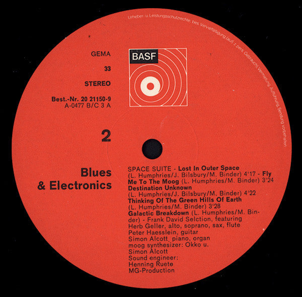 Frank David Selection - Blues & Electronics (LP, Album)