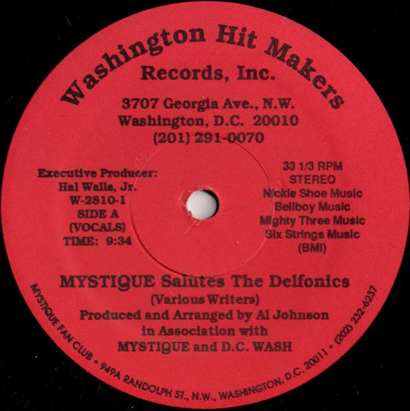 Mystique (18) - Mystique Salutes The Delfonics (12"")