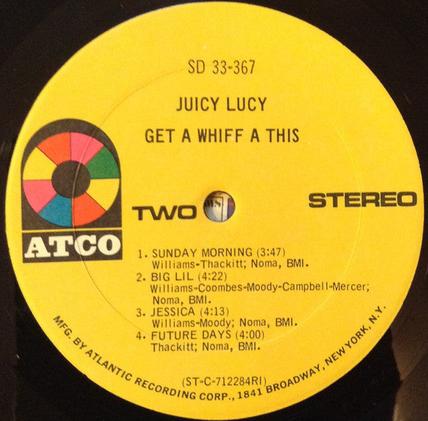 Juicy Lucy - Get A Whiff A This (LP, Album, Phi)