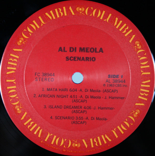 Al Di Meola - Scenario (LP, Album, Pit)