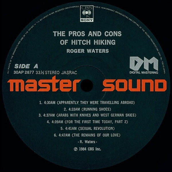 Roger Waters - The Pros And Cons Of Hitch Hiking (LP, Album)