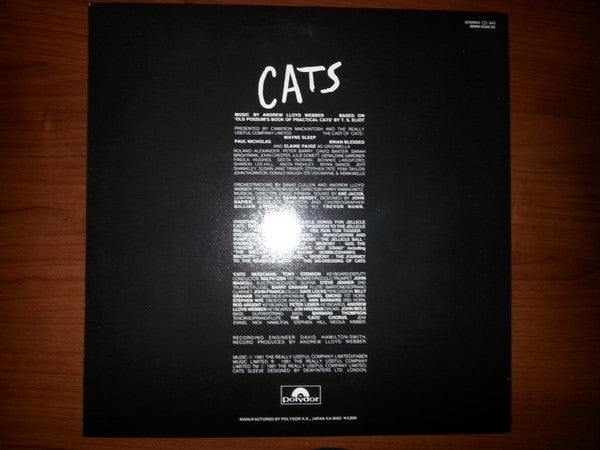 Andrew Lloyd Webber - Cats (2xLP, RE, Gat)