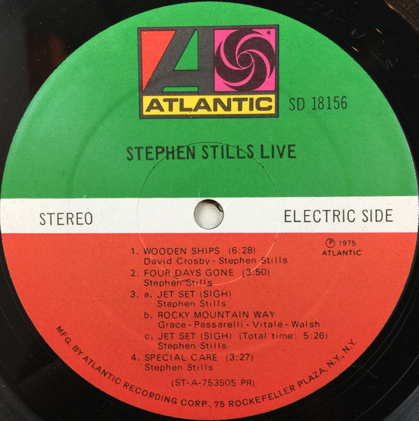 Stephen Stills - Stephen Stills Live (LP, Album)