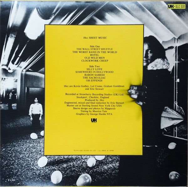 10cc - Sheet Music (LP, Album)