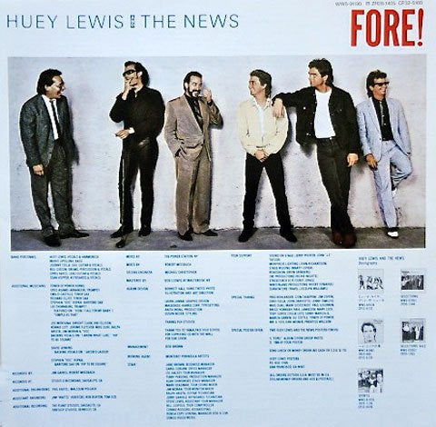 Huey Lewis And The News* - Fore! (LP, Album)