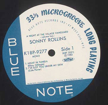 Sonny Rollins - A Night At The ""Village Vanguard"" Volume 2(LP, Al...