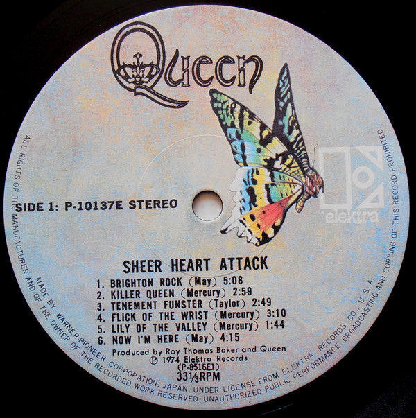 Queen - Sheer Heart Attack (LP, Album, RE)