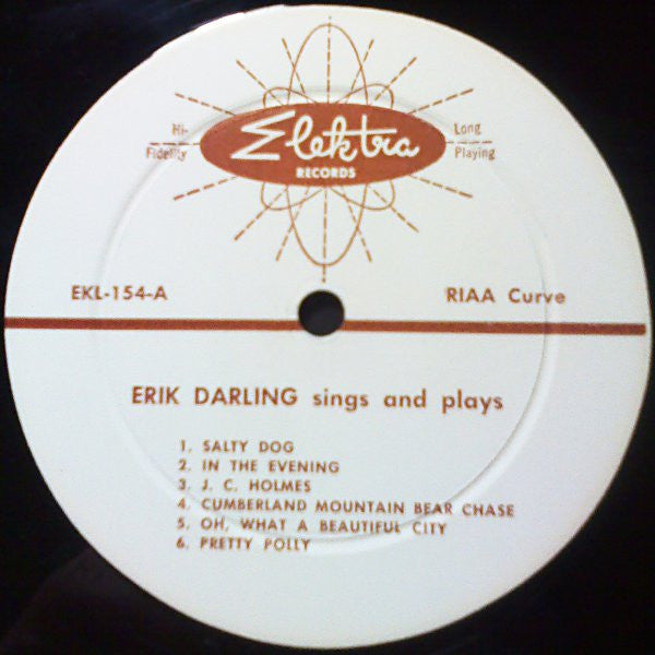 Erik Darling - Erik Darling (LP, Album, Mono, RE)