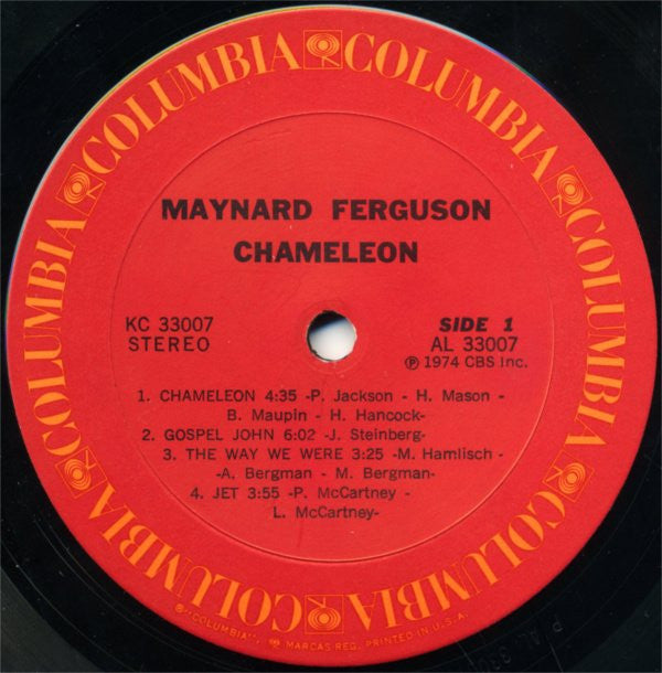 Maynard Ferguson - Chameleon (LP, Album, Pit)