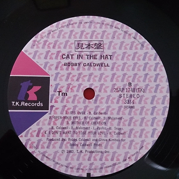 Bobby Caldwell - Cat In The Hat (LP, Album, Promo)