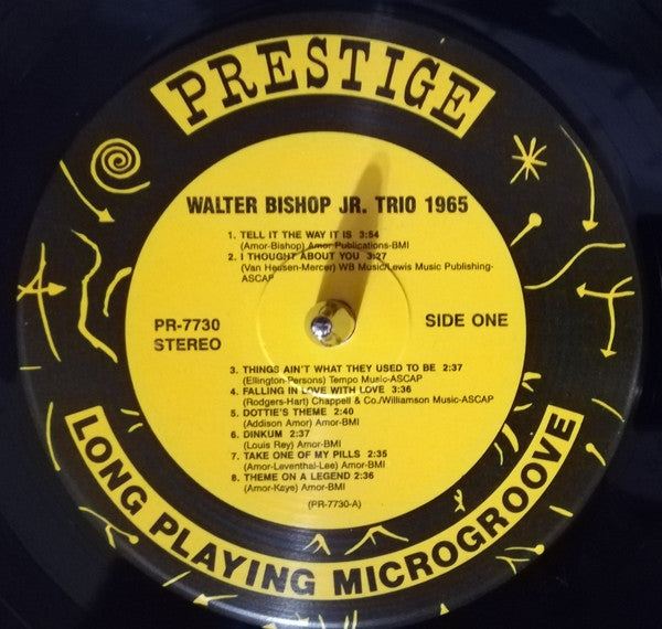 The Walter Bishop Jr. Trio* - 1965 (LP, Album, RE)