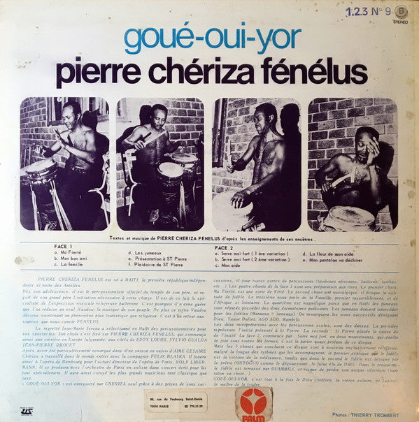 Pierre Chériza Fènèlus - Au Dela Du Vaudoo - Goué-oui-yor (LP, Album)