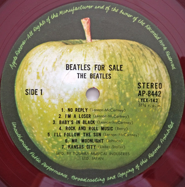 The Beatles - Beatles For Sale (LP, Album, RE, Red)