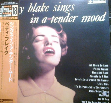 Betty Blake - Sings In A Tender Mood (LP, Mono, Ltd, RE)