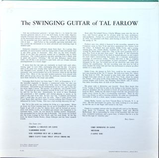 Tal Farlow - The Swinging Guitar Of Tal Farlow (LP, Album, Mono, RE)