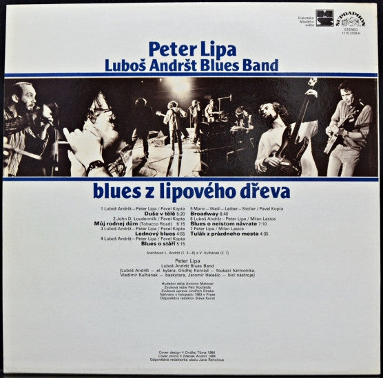 Peter Lipa - Blues Z Lipového Dřeva(LP, Album, Dis)