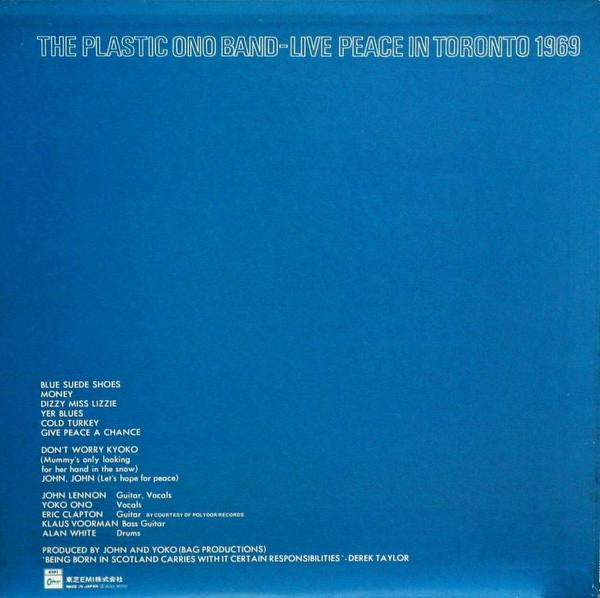 The Plastic Ono Band - Live Peace In Toronto 1969 (LP, Album, RE)